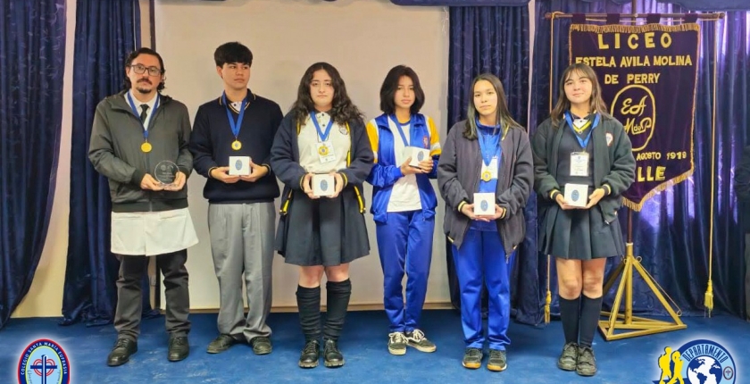 Alumnos/as del Colegio Santa María Eufrasia ganaron el 3° lugar en Competition Vocabulary Game